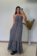 Vestido Dalila - Bojo e Estampa Floral