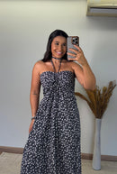 Vestido Dalila - Bojo e Estampa Floral