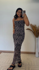 Vestido Marcela - Midi com Caimento Ajustado