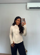 Blusa Poliamida Detalhe Dedinho