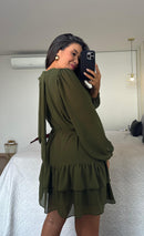 Vestido Bel Manga Longa Fluida