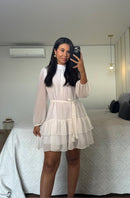 Vestido Bel Manga Longa Fluida