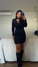 Vestido Clarice com Gola Chocker