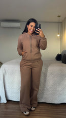 Conjunto Moletom Keila Pantalona Premium