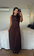 Vestido Cloe - Longuete em Poliamida