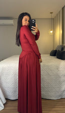 Vestido Rosana - Longo com Caimento Fluido