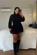 Vestido Pietra - Curto em Chiffon