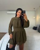Vestido Pietra - Curto em Chiffon