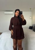 Vestido Pietra - Curto em Chiffon