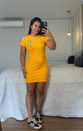 Vestido Brasil - Canelado Tubinho