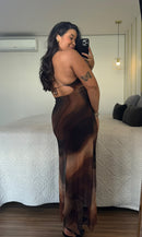 Vestido Maitê Longuette em Tule