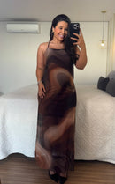 Vestido Maitê Longuette em Tule