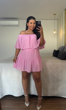 Vestido Pétala em Chiffon