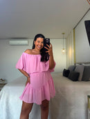 Vestido Pétala em Chiffon