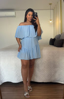 Vestido Pétala em Chiffon
