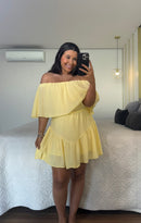 Vestido Pétala em Chiffon