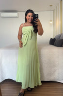 Vestido Eloá Plissado