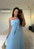 Vestido Eloá Plissado