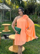 Vestido Mia- Ombro Só Flor Chifon