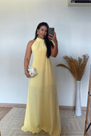 Vestido Lara – Vestido Longo Duna Decote Costas