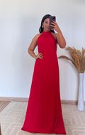 Vestido Lara – Vestido Longo Duna Decote Costas