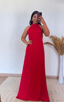 Vestido Lara – Vestido Longo Duna Decote Costas
