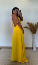 Vestido Lara – Vestido Longo Duna Decote Costas
