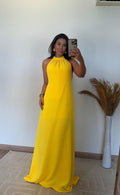 Vestido Lara – Vestido Longo Duna Decote Costas