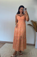 Vestido Aurora - Longuete em Chiffon