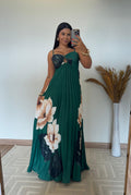 Vestido Amelie Plissado - Detalhe com Argola