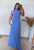 Vestido Lara – Vestido Longo Duna Decote Costas