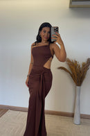 Vestido Liane - Ombro Só Canelado Premium