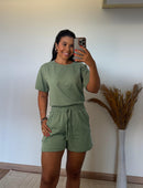 Conjunto Mila - em Malha com Listras Laterais