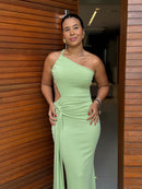 Vestido Liane - Ombro Só Canelado Premium