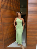 Vestido Liane - Ombro Só Canelado Premium