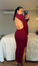 Vestido Sasha - Canelado com Decote nas Costas