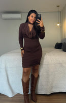 Vestido Clarice - com Gola Chocker