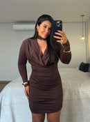Vestido Clarice - com Gola Chocker