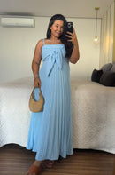 Vestido Eloá Plissado